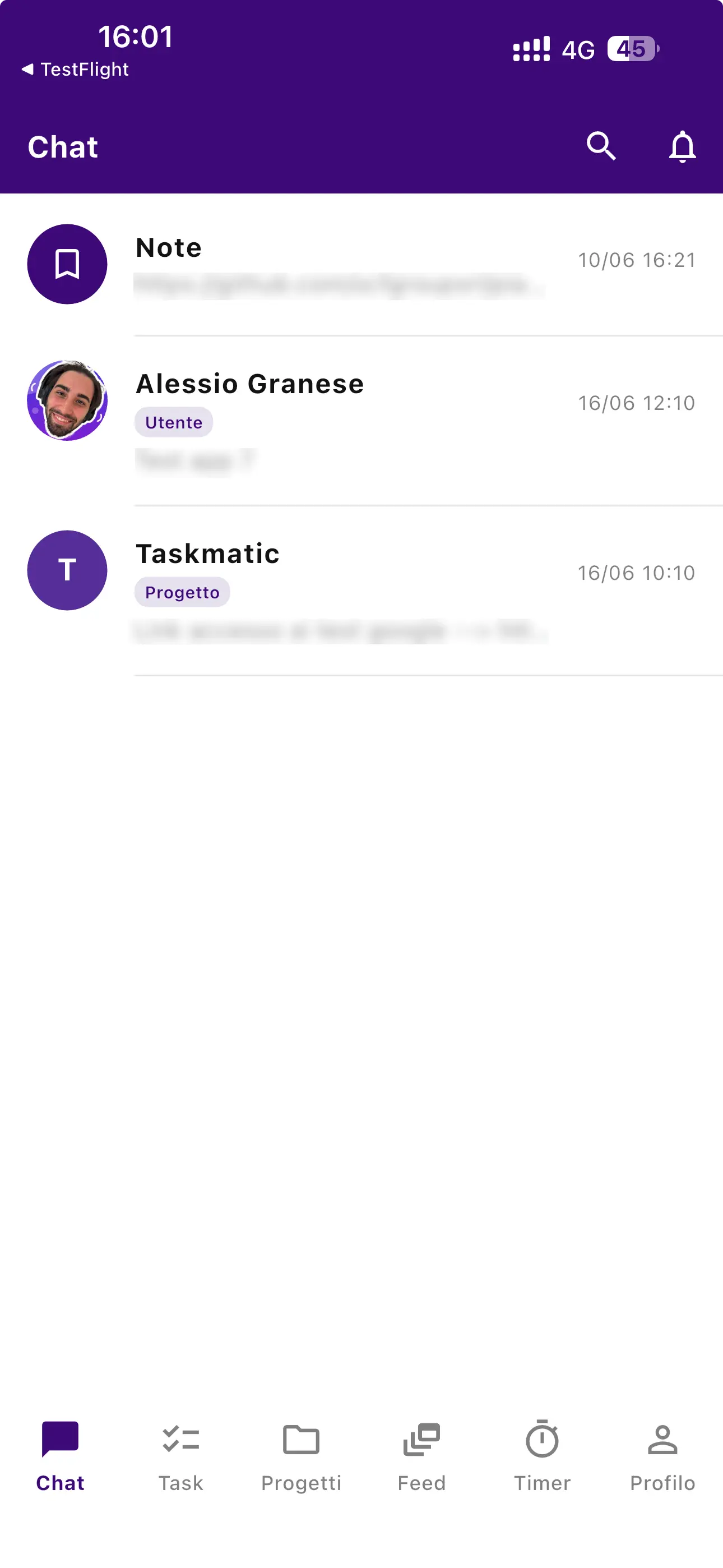 Taskmatic - Chat