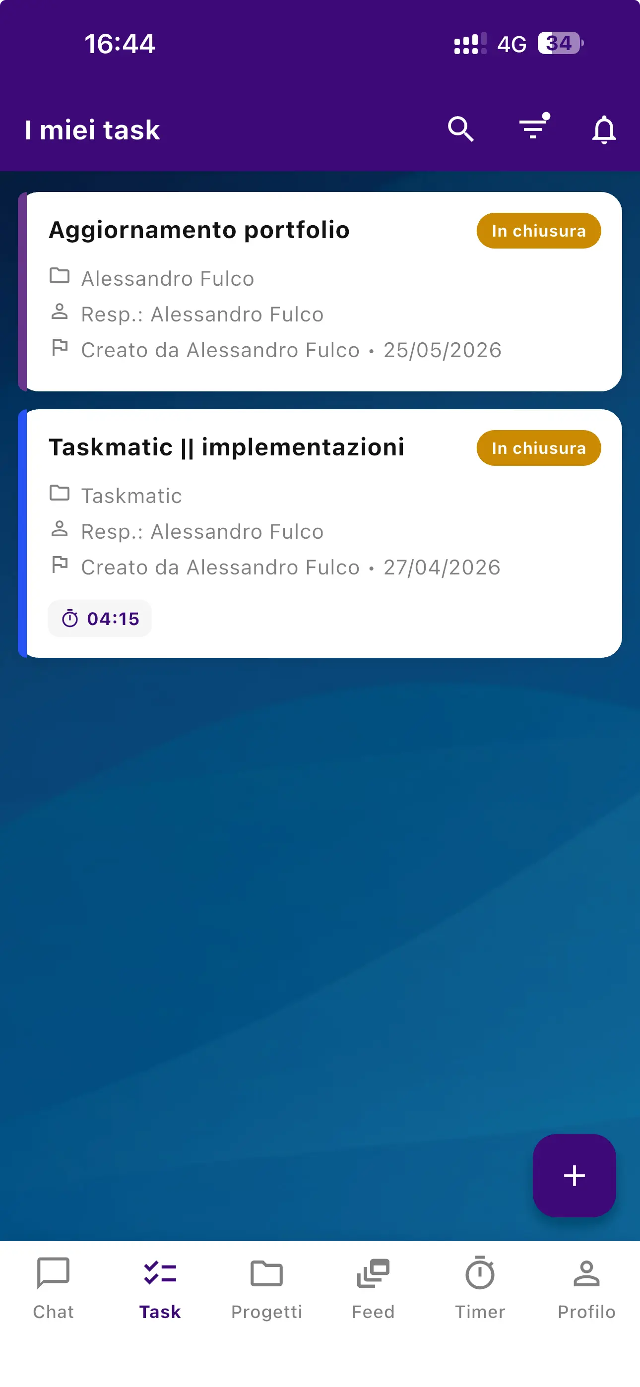 Taskmatic - I miei task